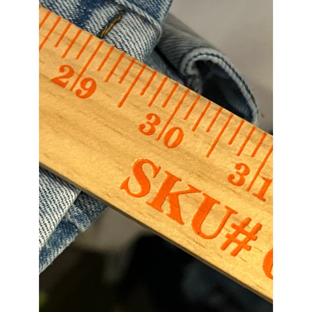 PRSTGE Snap Cargo Streetwear Jeans in Icey Blue Mens 34x30 - Picture 7 of 9